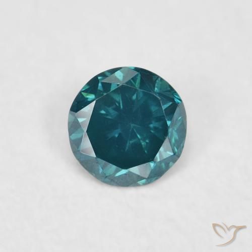 0.05ct Naturel Bleu Diamant, Tour, VVS-VS
