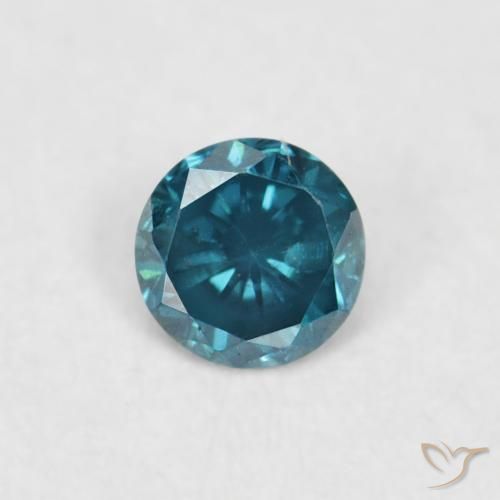 0.03ct Naturel Bleu Diamant, Tour, VVS-VS