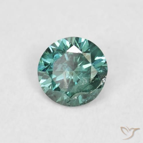 Diamant Vert naturelle Tour, 0.06 ct, VVS-VS