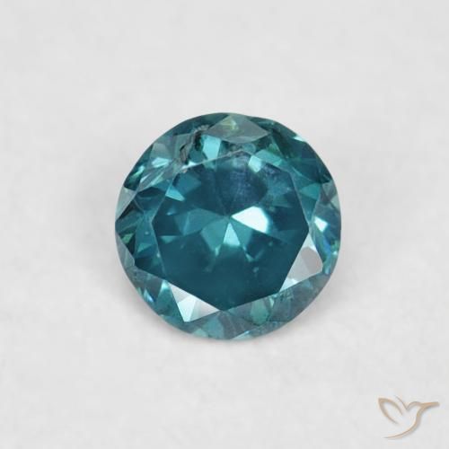 0.05ct Naturel Bleu Diamant, Tour, VVS-VS