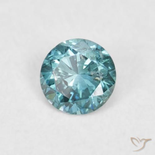 Diamant Bleu naturelle Tour, 0.06 ct, VVS-VS