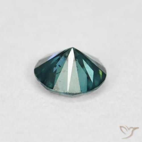 Diamant Vert naturelle Tour, 0.09 ct, VVS-VS