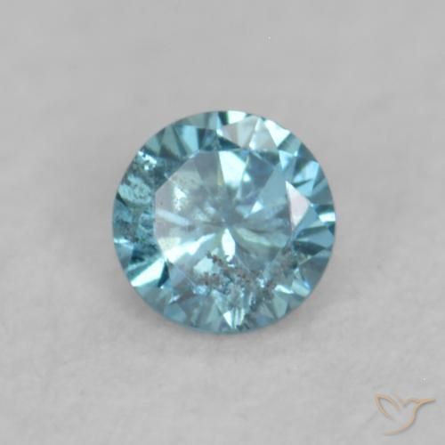 Diamant Bleu naturelle Tour, 0.03 ct, VVS-VS