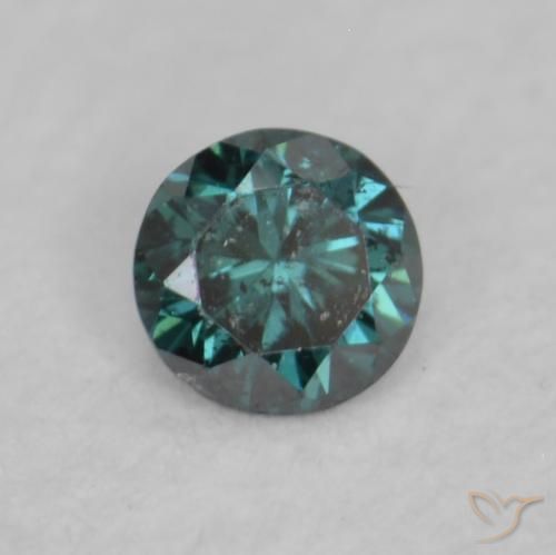 0.03ct Naturel Bleu Diamant, Tour, VVS-VS