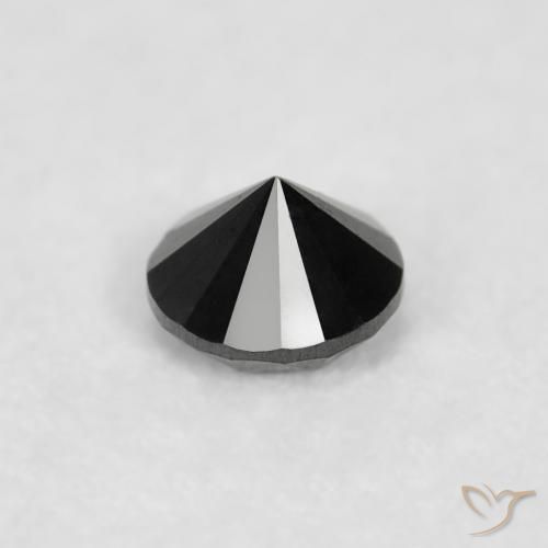 Diamant Noire naturelle Tour, 0.03 ct, Opaque