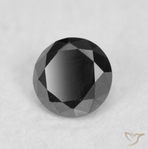 Diamant Noire naturelle Tour, 0.03 ct, Opaque