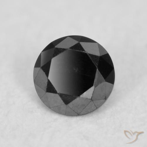 Diamant Noire naturelle Tour, 0.03 ct, Opaque