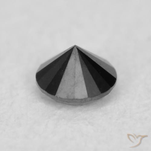 Diamant Noire naturelle Tour, 0.03 ct, Opaque