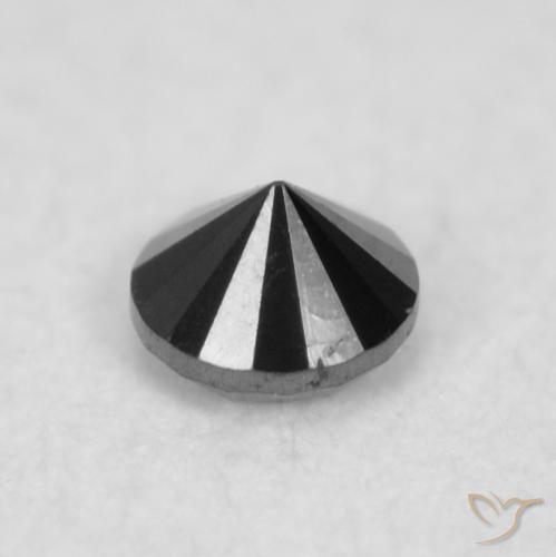 Diamant Noire naturelle Tour, 0.02 ct, Opaque