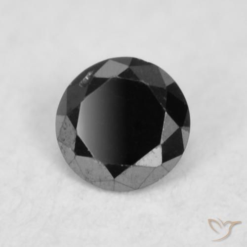 Diamant Noire naturelle Tour, 0.03 ct, Opaque