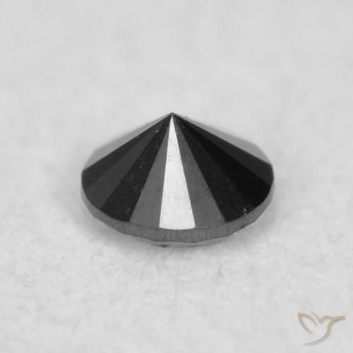 Diamant Noire naturelle Tour, 0.03 ct, Opaque