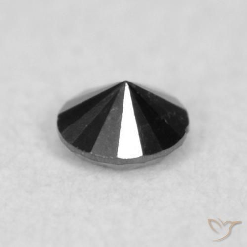 Diamant Noire naturelle Tour, 0.03 ct, Opaque