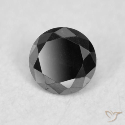 Diamant Noire naturelle Tour, 0.03 ct, Opaque