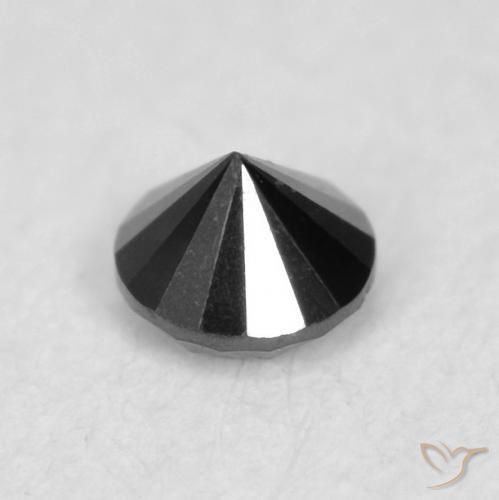 Diamant Noire naturelle Tour, 0.03 ct, Opaque
