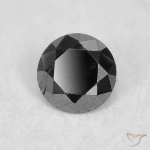 Diamant Noire naturelle Tour, 0.02 ct, Opaque