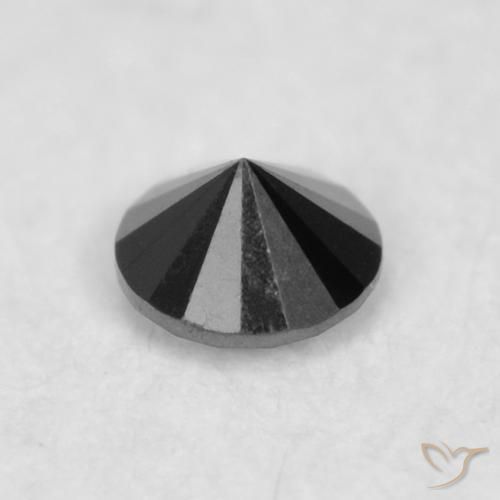 Diamant Noire naturelle Tour, 0.02 ct, Opaque