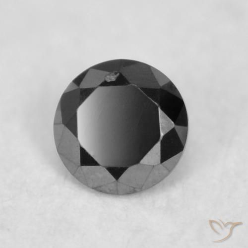 Diamant Noire naturelle Tour, 0.02 ct, Opaque