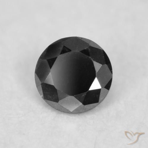 Diamant Noire naturelle Tour, 0.02 ct, Opaque