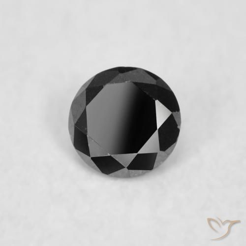 Diamant Noire naturelle Tour, 0.03 ct, Opaque
