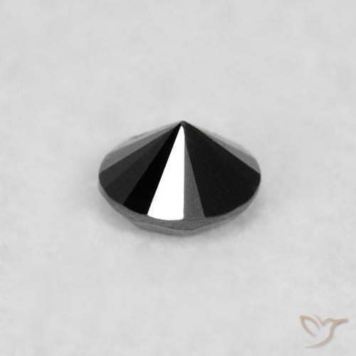 Diamant Noire naturelle Tour, 0.02 ct, Opaque