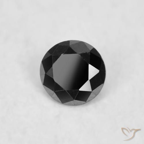 Diamant Noire naturelle Tour, 0.03 ct, Opaque
