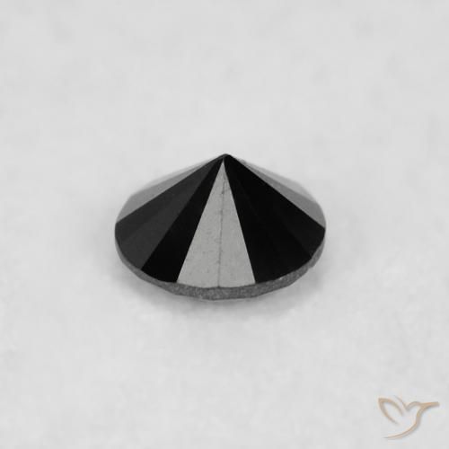 Diamant Noire naturelle Tour, 0.03 ct, Opaque