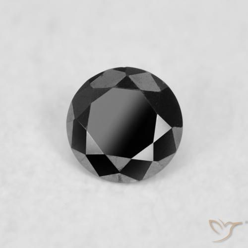Diamant Noire naturelle Tour, 0.02 ct, Opaque