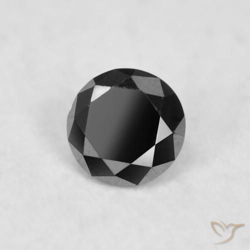 Diamant Noire naturelle Tour, 0.03 ct, Opaque