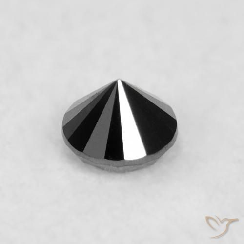 Diamant Noire naturelle Tour, 0.03 ct, Opaque