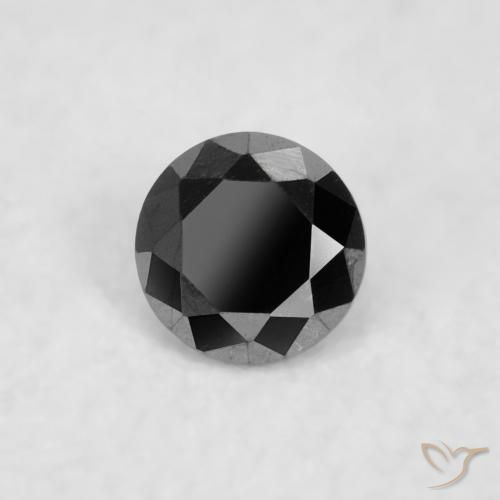 Diamant Noire naturelle Tour, 0.03 ct, Opaque
