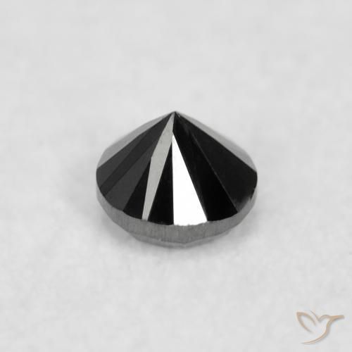 Diamant Noire naturelle Tour, 0.04 ct, Opaque