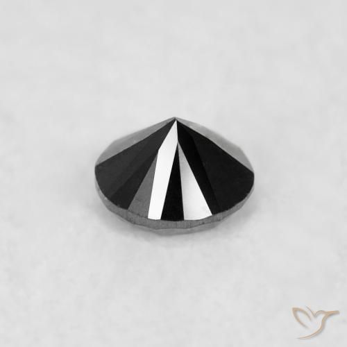 Diamant Noire naturelle Tour, 0.02 ct, Opaque