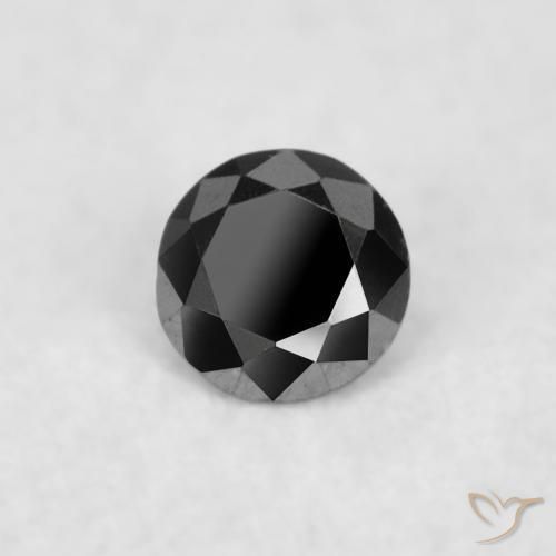 Diamant Noire naturelle Tour, 0.02 ct, Opaque