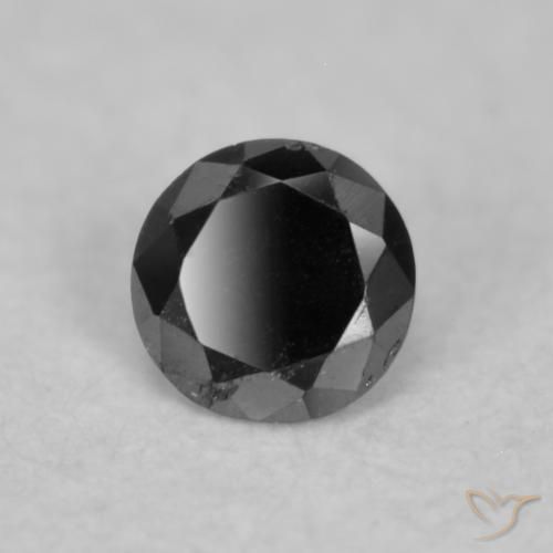 Diamant Noire naturelle Tour, 0.04 ct, Opaque