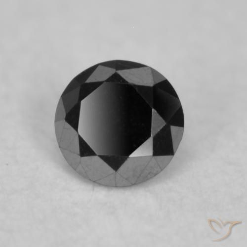 Diamant Noire naturelle Tour, 0.04 ct, Opaque