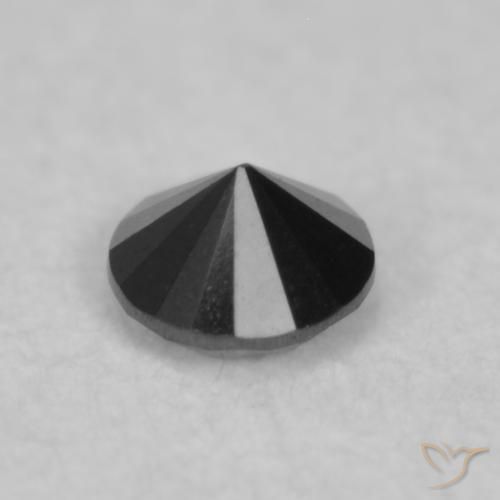 Diamant Noire naturelle Tour, 0.04 ct, Opaque