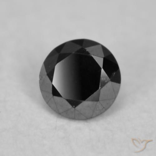 Diamant Noire naturelle Tour, 0.05 ct, Opaque