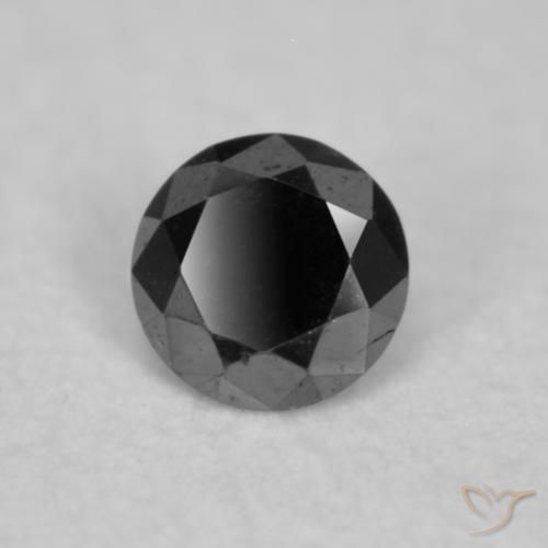 Diamant Noire naturelle Tour, 0.02 ct, Opaque