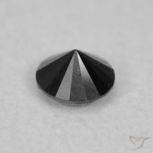 Diamant Noire naturelle Tour, 0.02 ct, Opaque