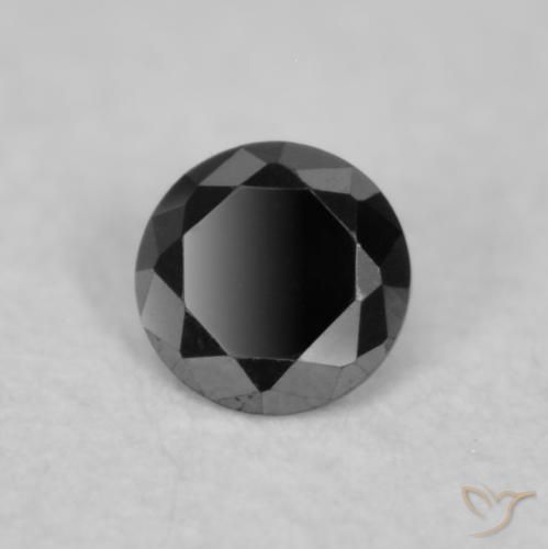 Diamant Noire naturelle Tour, 0.02 ct, Opaque