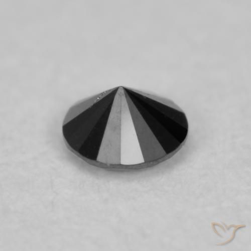 Diamant Noire naturelle Tour, 0.03 ct, Opaque