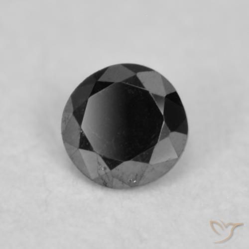 Diamant Noire naturelle Tour, 0.03 ct, Opaque