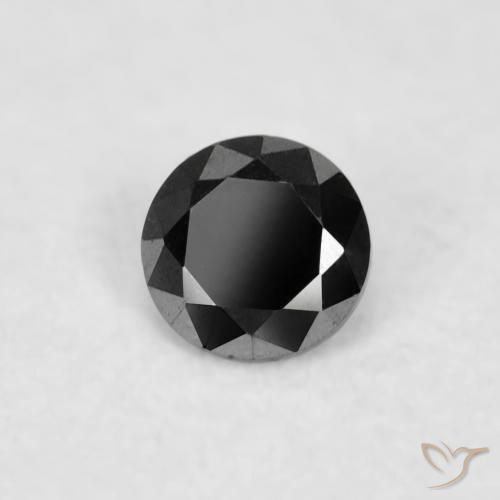 Diamant Noire naturelle Tour, 0.03 ct, Opaque