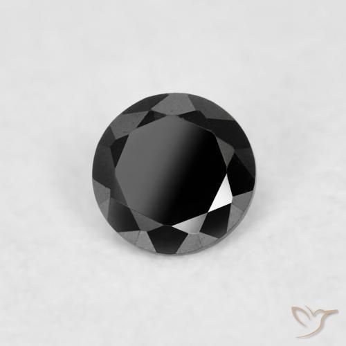 Diamant Noire naturelle Tour, 0.03 ct, Opaque