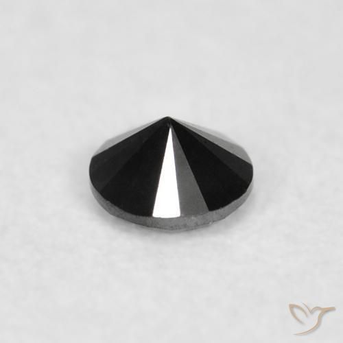 Diamant Noire naturelle Tour, 0.03 ct, Opaque