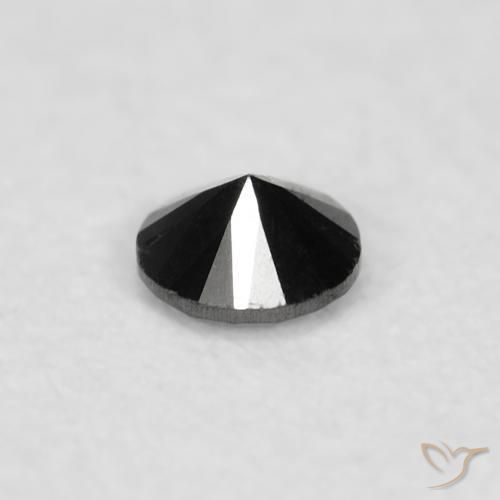 Diamant Noire naturelle Tour, 0.03 ct, Opaque