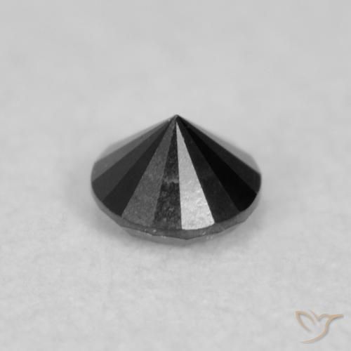 Diamant Noire naturelle Tour, 0.02 ct, Opaque