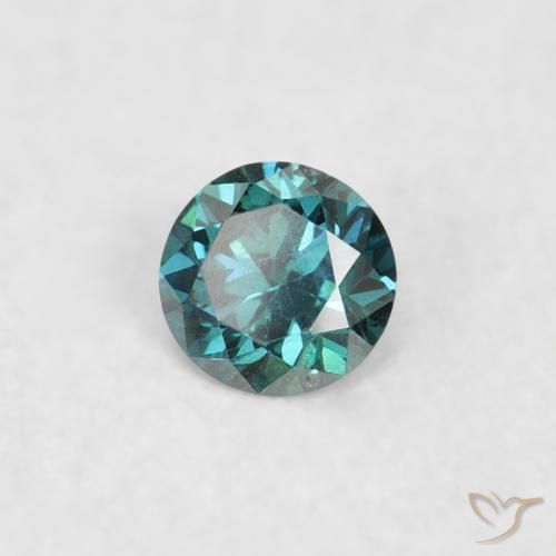 Diamant Bleu naturelle Tour, 0.03 ct, VS
