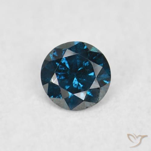 0.06ct Naturel Bleu Diamant, Tour, VS