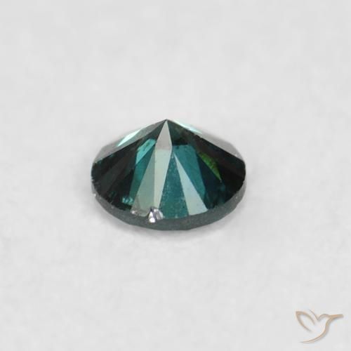 Diamant Vert naturelle Tour, 0.04 ct, VS-SI